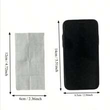 20/50/100 piezas Toallitas húmedas para gafas, paño de lente desechable con función antivaho, también adecuado para limpiar pantallas de teléfonos inteligentes y cámaras - Multicolor - Ver 2
