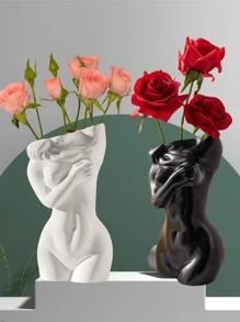 2 Kinds Of Vase Decorations, Ornaments, Creative Figure Design Flower Vase, Suitable For Room Decor,Home Decor,Wall Decor,Birthday Decoration,Bathroom Decor,Office Decor,House Decore,Living Room Decor,Hotel,Restaurant Tabletop And Entrance Decoration,TV Decor.The Best Gift For Halloween,Christmas,Wedding,Birthday,Party,Festivals,Wedding.Suitable For Decoration For Desktops,Cabinets,Fireplaces,Corridors,Tables,Shelves,Coffee Table