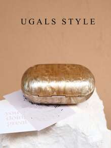 Embrague de tarde de lujo de mujer 2025 para fiesta y baile con caja concha, embrague acrílico transparente impermeable y bandolera, ideal para fiestas, bodas, cenas/banquetes, combina con vestido de novia, vestidos de gala, vestido de fiesta, vestido de cumpleaños y vestidos de mujer