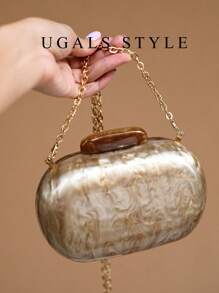 Embrague de tarde de lujo de mujer 2025 para fiesta y baile con caja concha, embrague acrílico transparente impermeable y bandolera, ideal para fiestas, bodas, cenas/banquetes, combina con vestido de novia, vestidos de gala, vestido de fiesta, vestido de cumpleaños y vestidos de mujer