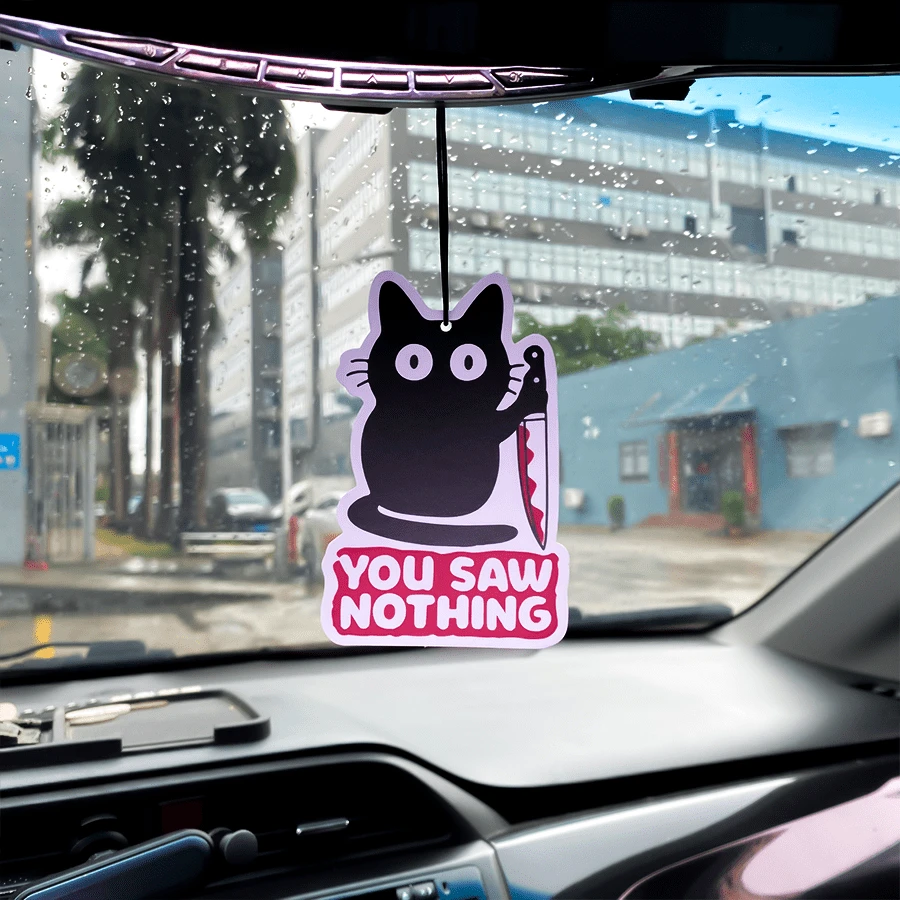 Funny Halloween Anime Animal Design ,Car Air Freshener And Rearview