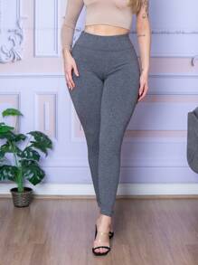 LLEVO Women Leggings - Grey - View 2