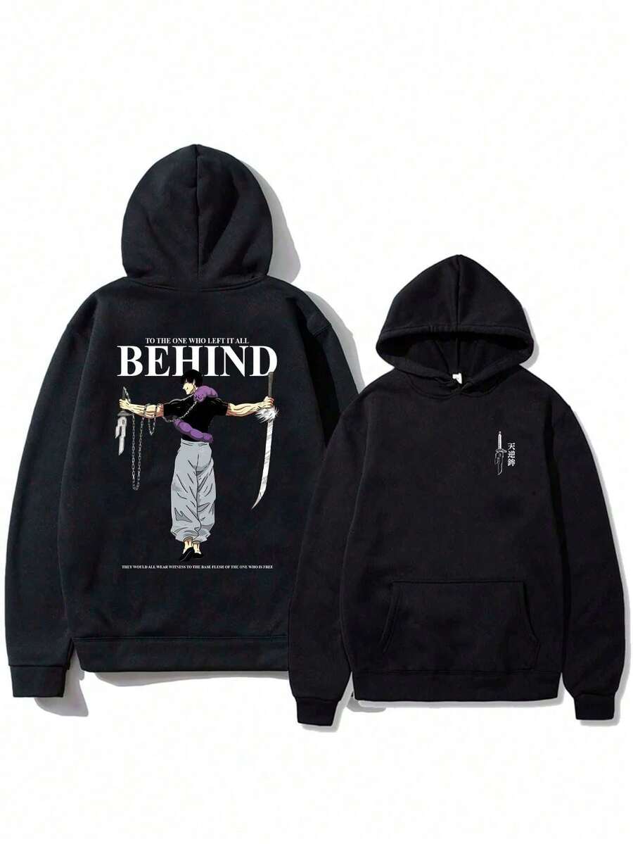 Fushiguro Blouse 100% Cotton Sweatshirt AT Club Colorfull Streetwear New Arrival Unisex Winter Fashion - Fast Shipping - màu đen - Xem 1