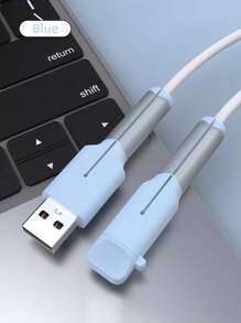 1pc Compatible With Apple 18W/20W Charger Shell, Data Cable Protector Case, Silicone Anti-Bending Original Charging Cover For Android And Apple Charger Protector - Multicolor - View 25