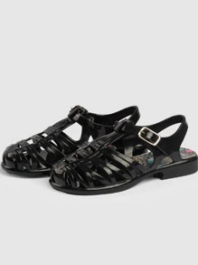 's Sandals For Girls - màu đen - Xem 1