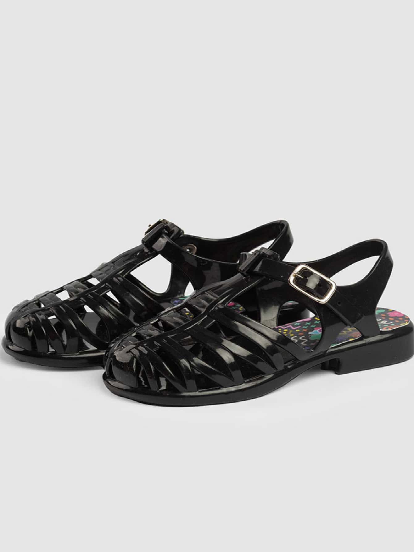 's Sandals For Girls - màu đen - Xem 1