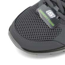 Skechers Zapatos para correr de malla transpirable para hombre, zapatillas de running, tenis gruesos, 232398-CHAR - gris carbón - Ver 4