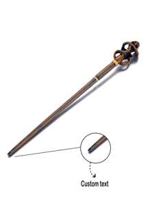 Customized Name Magic Wand, Personalized Engraved Antique Wizard Magician Staff, Ideal Gift For Magicians And/Easter Costume Role Play,Reusable,Ornamental,Stylish,Cute,Custom,Personalized,Customized,Unique