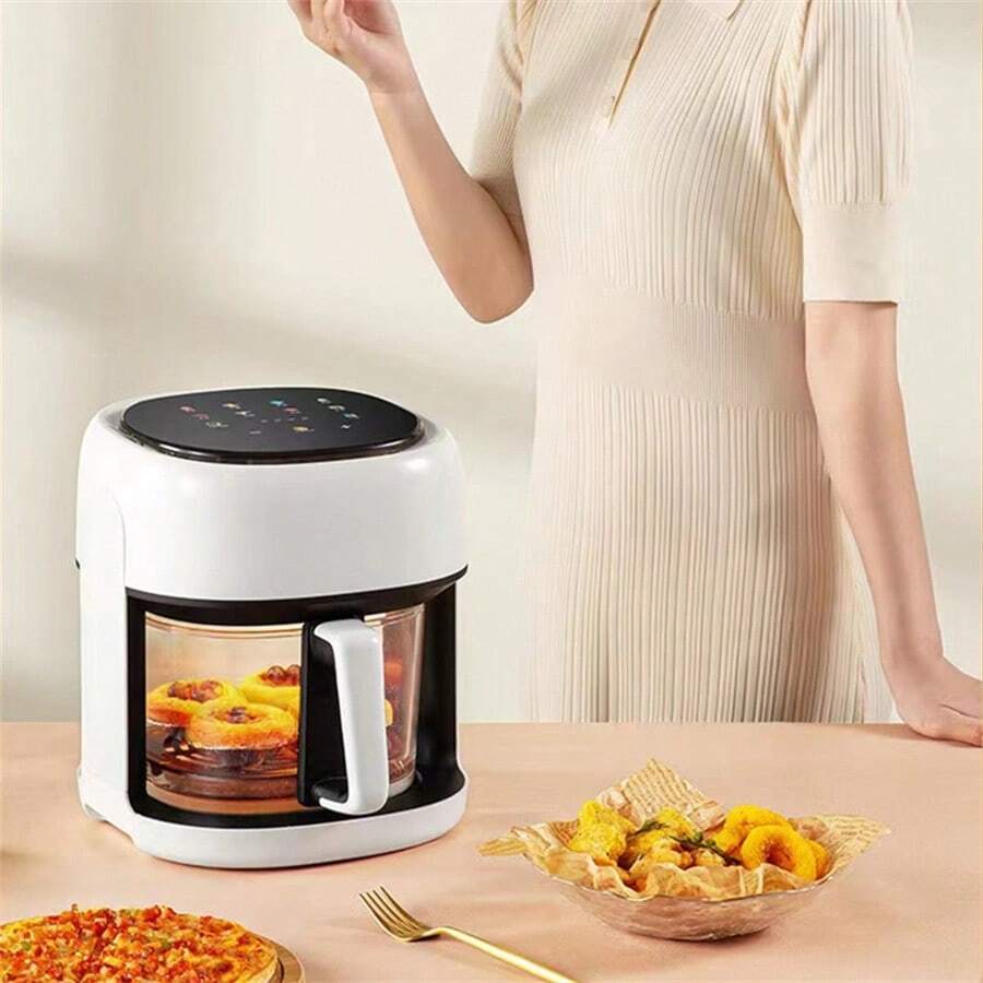 Large Capacity Visible Air Fryer, Home Use Tempered Glass Cup Oven