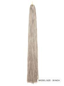 Micro Braids Hair Extensions Long Micro 3X Pre-Looped Synthetic Zizi Braids  24 Inch 100g/Pack Color Thin Small Box Braid Crochet Twisted Hair Synthetic Kanekalon Braiding Hair Extension