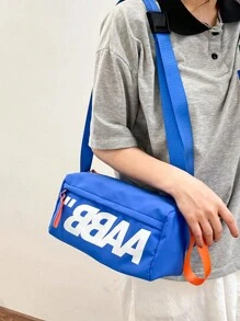 NEW Travel Crossbody Bag Men Shoulder Bags Outdoor Sports Backpack Crossover Bag Work Weekend Vacation Large Capacity Carry On Utility Casual Black Gift Commute Stylish Sling Bag For Man Bag Cross Body Bag School Supplies Messenger Bag For Man For Men Travel Essentials Holiday Essentials Bag For Men Camping Sling Bag For Men Summer Back To School Summer Bag Springbreak Bag Pack Body Bag For Men Phone Bag - Blue - View 5