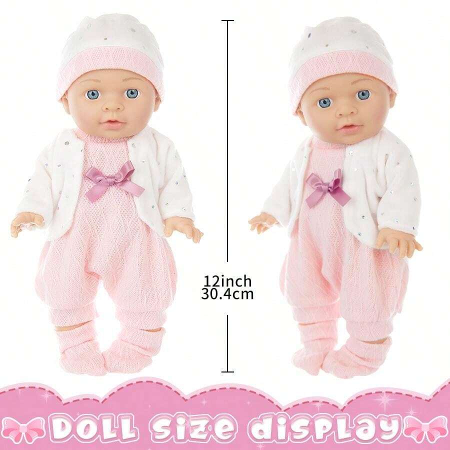 Set De 4 Piezas De Ropa Para Muñeca Reborn – Mono, Pantalón, Sombrero Y Calcetines, Para Muñecas De 43-55 Cm, Ideal Para Regalar En Cumpleaños Y Fiestas