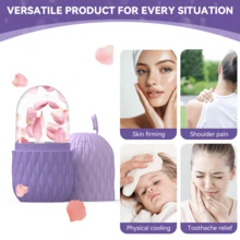 1 Con Lăn Làm Đẹp Da Mặt Bằng Đá Lạnh Bằng Silicon, Con Lăn Làm Đẹp Da Mặt, Con Lăn Làm Đẹp Da Mặt, Mắt Và Cổ, Con Lăn Làm Đẹp Da Mặt, Giá Đựng Đá Lạnh Cho Mặt, Khuôn Làm Đá Lạnh Bằng Silicon Có Thể Tái Sử Dụng Cho Mặt - Không Có Hoa Khô, SPA, Chăm Sóc Da Mặt, Quà Tặng Cho Con Gái - Nhiều màu - Xem 6