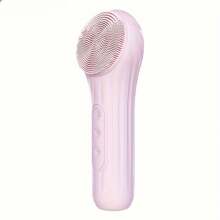 电动洁面刷，硅胶洗脸刷，男女洗脸刷，可充电恒温加热振动按摩清洁刷，用于毛孔清洁去角质去黑头粉刺面部清洁，面部刷