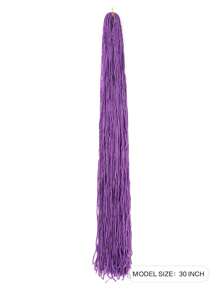 Micro Braids Hair Extensions Long Micro 3X Pre-Looped Synthetic Zizi Braids  24 Inch 100g/Pack Color Thin Small Box Braid Crochet Twisted Hair Synthetic Kanekalon Braiding Hair Extension