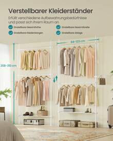 SONGMICS Coat Rack - White - View 2