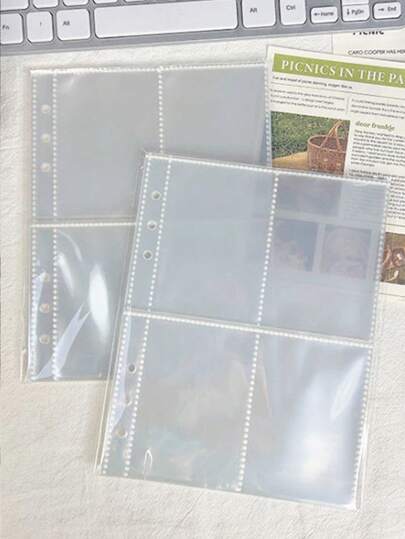 10件装防氧化珠宝收纳盒首饰密封袋活页拉链收纳册返校用品