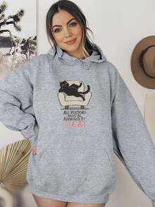 Bad Moody Cat Sweatshirt Kitten Meme Cute  1994 Flow Fx - Xám - Xem 4