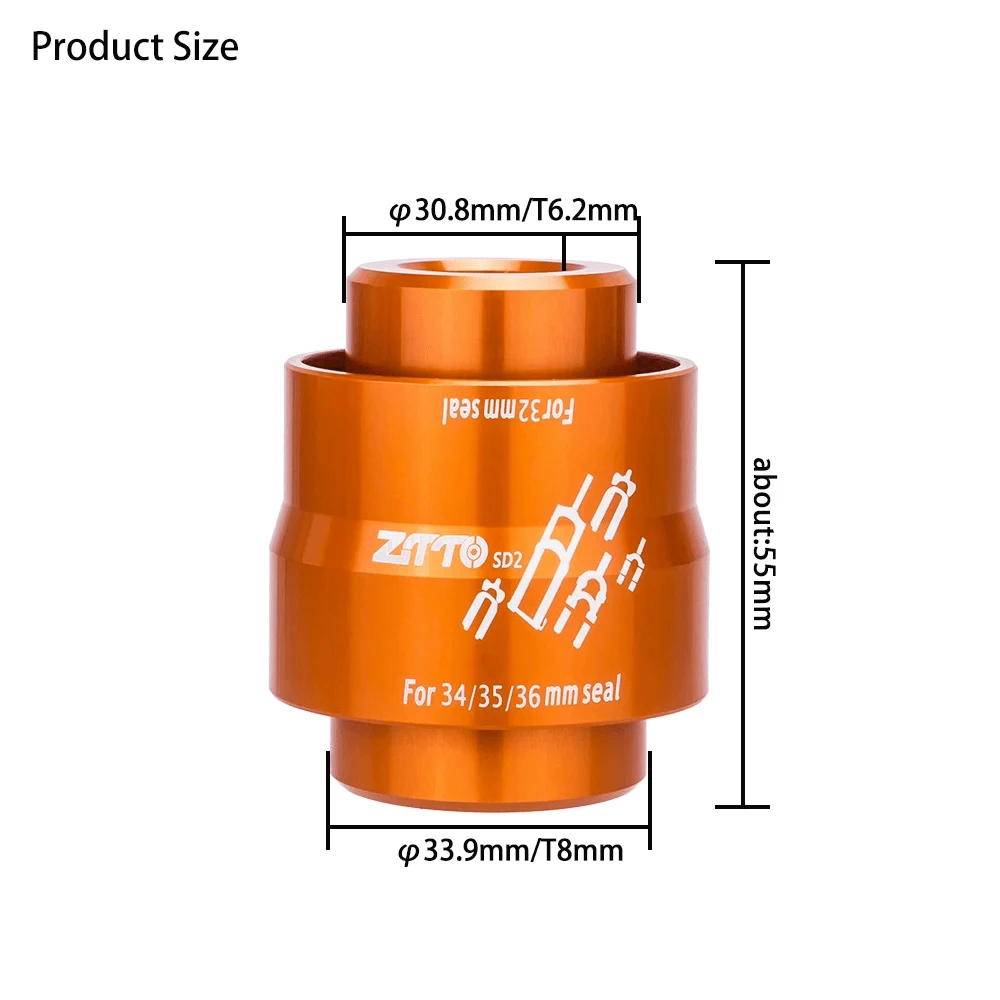 Strumento Per Forcella Moto Regolabile 39-50mm - Attrezzo Montaggio Guarnizioni Per Manutenzione Facile