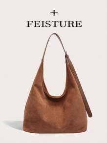 1 pieza Bolso grande para mujer para debajo del brazo, bolsa cruzada (con bolsa pequeña), adecuado para chicas, damas, estudiantes universitarias, jóvenes profesionales y trabajadores de oficina, excelente para el trabajo, los negocios, el transporte y la escuela, bolso de moda, bolso de mujer popular en otoño e invierno, nueva llegada de bolso tipo hobo
