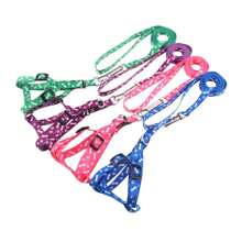 1pc 110cm Long Polyester Printed Material Dog/Cat Leash, Suitable For Various Small Dogs & Cats, Pet Supplies Accessory