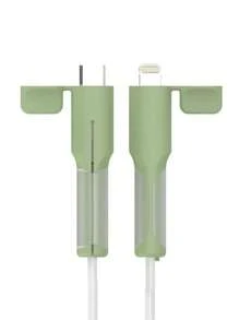 1pc Compatible With Apple 18W/20W Charger Shell, Data Cable Protector Case, Silicone Anti-Bending Original Charging Cover For Android And Apple Charger Protector - Multicolor - View 15