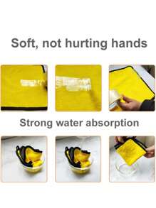 5 Packs Thickened Car Wash Microfiber Towel Car Cleaning And Drying Cloth Car Care Cloth Details Car Wash Towel 30 Cm * 30 Cm Household Rag Multi-Functional Car Wash Towel Does Not Shed Lint And Leaves No Marks Special Cleaning Towel Car Absorbent Cloth Car Wash Cleaning Supplies Home Cleaning Fast Dry Absorbent Sponge Set - Kitchen, Bathroom, Home, Household Supplier,Garden Tools