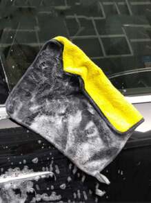 5 Packs Thickened Car Wash Microfiber Towel Car Cleaning And Drying Cloth Car Care Cloth Details Car Wash Towel 30 Cm * 30 Cm Household Rag Multi-Functional Car Wash Towel Does Not Shed Lint And Leaves No Marks Special Cleaning Towel Car Absorbent Cloth Car Wash Cleaning Supplies Home Cleaning Fast Dry Absorbent Sponge Set - Kitchen, Bathroom, Home, Household Supplier,Garden Tools