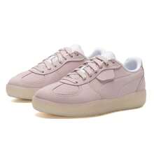 Puma 女士 Palermo 运动运动鞋 透气耐用 休闲鞋 厚底 复古时尚 运动鞋 - 霧紫-白色 - 查看 2
