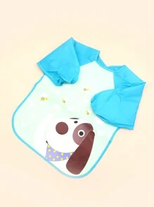 Babero impermeable para bebé, bata con mangas largas y diseño de dibujos animados a prueba de derrames para alimentar a bebés - Multicolor - Ver 4