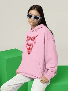 Anime Black Falcon Sweatshirt  2495 - Màu Hồng baby - Xem 6