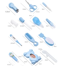 13-Piece Newborn Baby Hygiene Kit In Blue And Pink - 藍色 - 查看 2