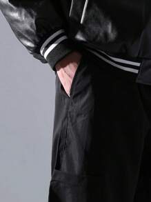 2pcs/Pack Men's Casual Multi-Purpose Minimalist Cargo Pants - Multicolor - View 6