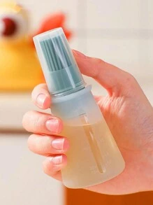 1 Pc Silicone Oil Brush, Air Fryer, Barbecue, High Temperature Small Oil Pot (May Have Slight Color Difference Due To Lighting Conditions)