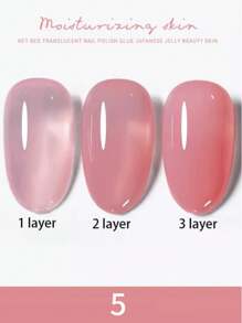 MIANEL 12ML/PCS 30- Colors Ice Clear Nude Jelly Gel Nail Polish Top Selling Pink Nails Blue Nails White Nails Red Nails Black Nails Gel Polish Suitable For 4 Seasons For Nails And Toe Nails UV Light Nails Nail Art Salon Use Fall Nails Christmas Nails Perfect For Nail Art Salons Use And DIY Use ,Nail Supplies Gifts For Girls Soak Off Semi Permanent Varnish Manicure - Multicolor - View 24