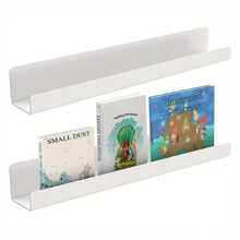 Moveable Fridge Magnetic Spice Racks, Magnetic Refrigerator Organizer And Storage Magnetic Shelf Fridge Spice And Seasoning Organizer Gadgets For Metal Surface - White - View 1