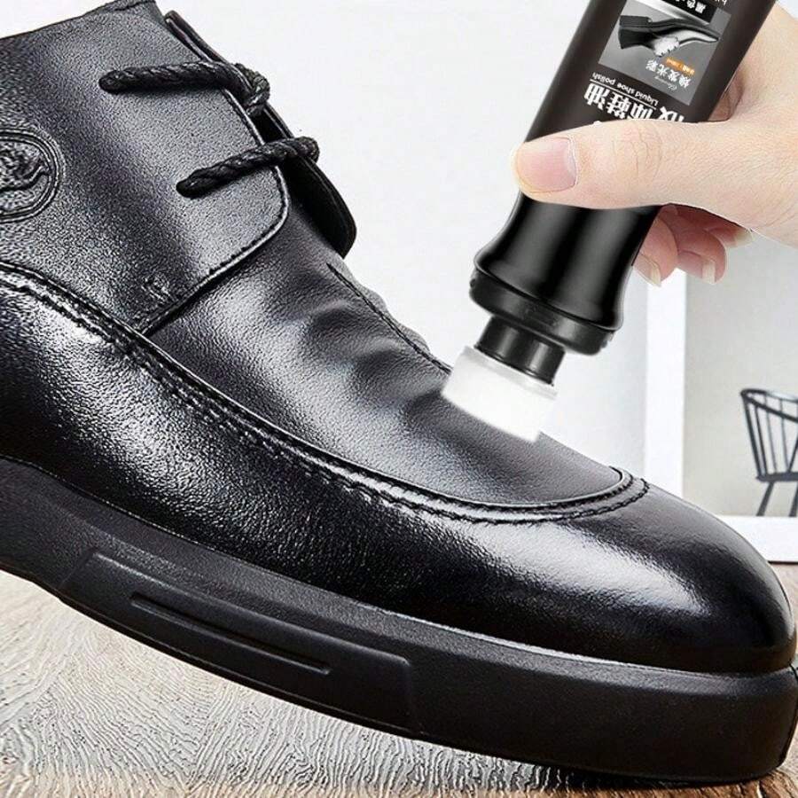 1pcshoe Polish {Black Brown} Leather Shoe Boot Bag Maintenance Agent