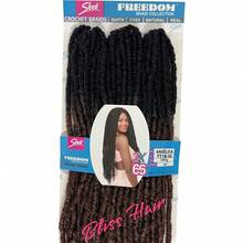 Freedom Alanna Crochet Braids SLEEK Hair 380g - TT1B/30 - 查看 5