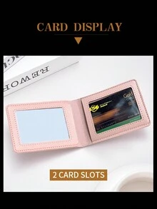 Bogesi 1 Piece 2/10卡槽 pu材质机动车驾驶证卡夹女式驾驶证皮套卡夹男女保护套驾驶证夹商务工作通勤中学生大学生防水校园卡夹户外旅行轻便保护套学校用品书包返校学生背包返校智能餐卡保护套 - 彩色 - 查看 4