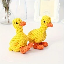 1 件装宠物牙刷编织绳玩具带手柄，耐用狗狗咀嚼玩具，用于牙齿护理，适用于猫狗 - 彩色 - 查看 8