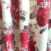 CORTINA QUARTO SALA JANELA  ESTAMPAS FLORIDAS 1,35 x 2,40m