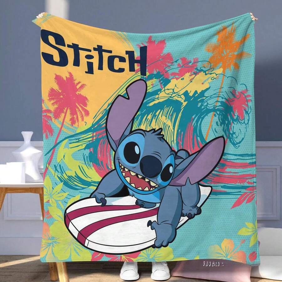 100*150cm UltraSoft Print Throw Blanket Versatile For Sofa, Bed