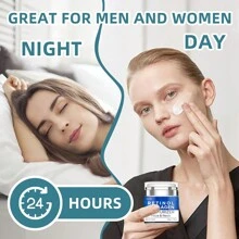 GZE 视黄醇胶原蛋白面部及颈部保湿霜，蕴含透明质酸，抗皱，日夜适用，抗衰老，紧致修复，提拉紧致，美白保湿，男女皆宜。 - 藍色 - 查看 7