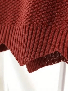 Solid Round Neck Sleeveless Vest, Spring And Autumn Casual Sleeveless Vest, Women's Clothing - 橘色 - 查看 9