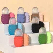 1pc Ice Face Roller, Ice Roller For Face & Eye Puffiness Relief, FacialMassager Contour And Enhance Skin Care & Glow, Ice Facial RollerMold Cube, Reusable & Leakproof,Beauty,Skin Care Products,Spa,Self Care,Skin Care Tools,Face Care,Esthetician Supplies,Massage,Face Massage Tool,Face Roller