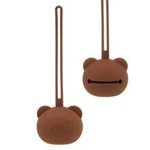 1pc Cute Panda Pacifier Case -  Silicone Holder For Newborn Boys And Girls - Perfect Gift For Holidays And Special Occasions - Multicolor - View 19