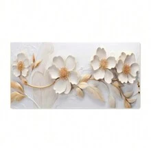 1pc Tóm tắt 3D Cây với Hoa Trắng Poster và Bản in Tranh Canvas Kích thước lớn Nghệ thuật treo tường Hình ảnh cho Phòng khách Trang trí nhà Không có Khung - Nhiều màu - Xem 18