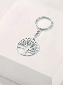 1 件定制生命之树钥匙扣个性化 1-9 名字姓氏钥匙扣不锈钢链钥匙扣汽车背包装饰饰品礼物圣诞礼物劳动节礼物独特的定制珠宝，适合家庭、情人节礼物、万圣节、圣诞节礼物 - 金色 - 查看 9