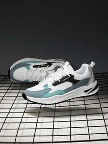 A Men's Athleisure Shoe! Running Shoes! Sneakers - White - View 3