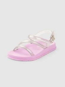 Glitter Sandal For Girls - 紫色 - 查看 2